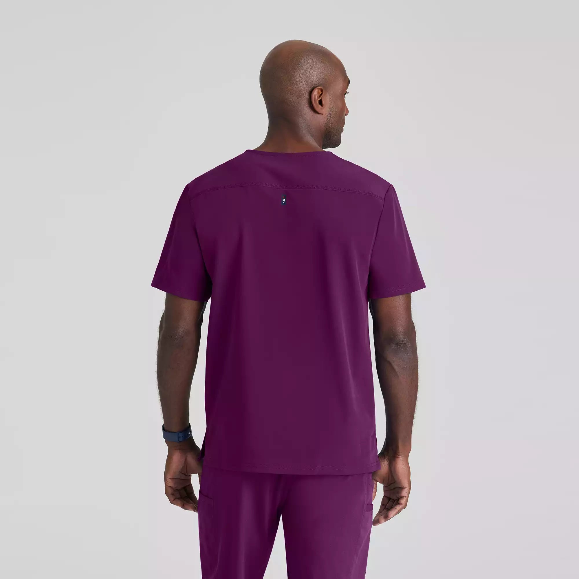 Men's Chest Pocket V-Neck Scrub Top | GRST079