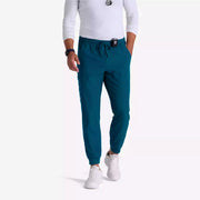 Men's Jogger Scrub Pant with Drawstring Elastic Waistband and Cargo Pocket | SKP572