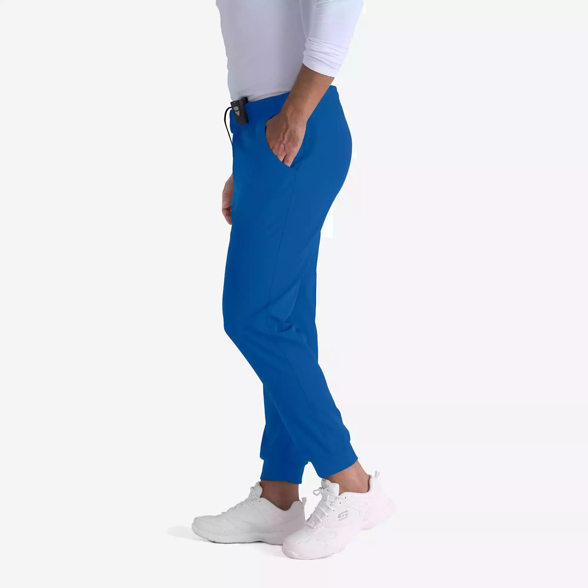 Men's Jogger Scrub Pant with Drawstring Elastic Waistband and Cargo Pocket | SKP572
