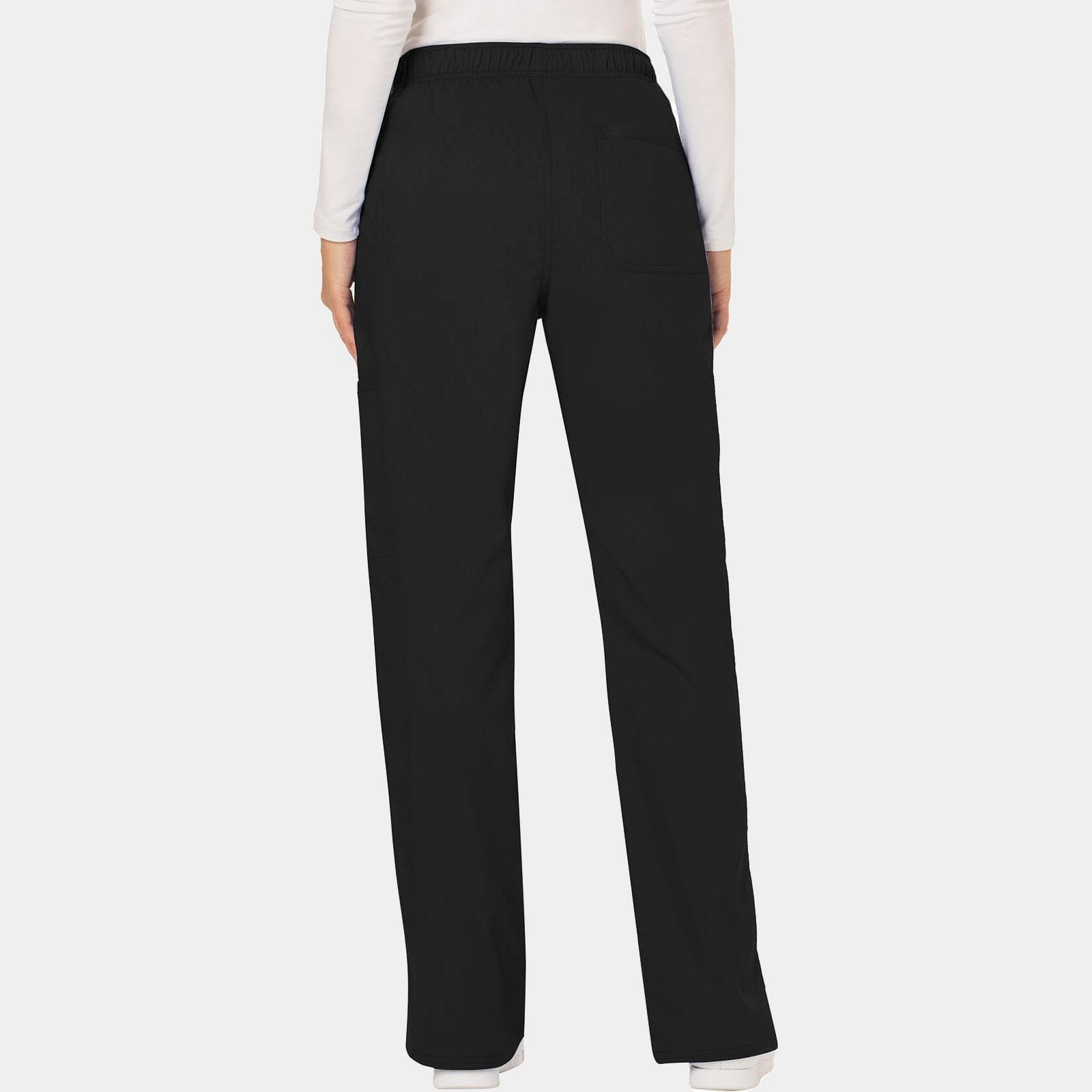 Mid Rise Moderate Flare Drawstring Pant Petite Length | WW120P