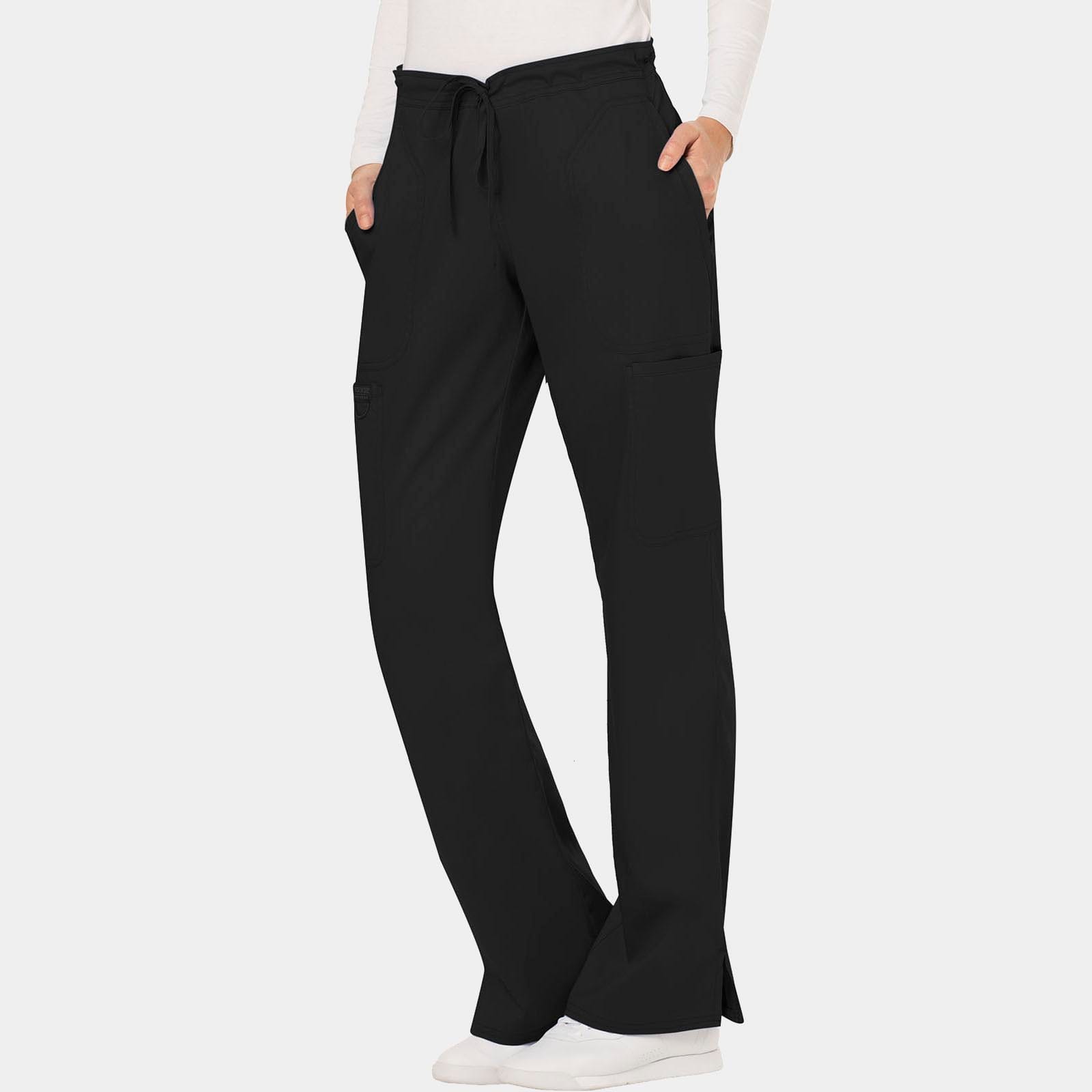 Mid Rise Moderate Flare Drawstring Pant Regular Length |  WW120