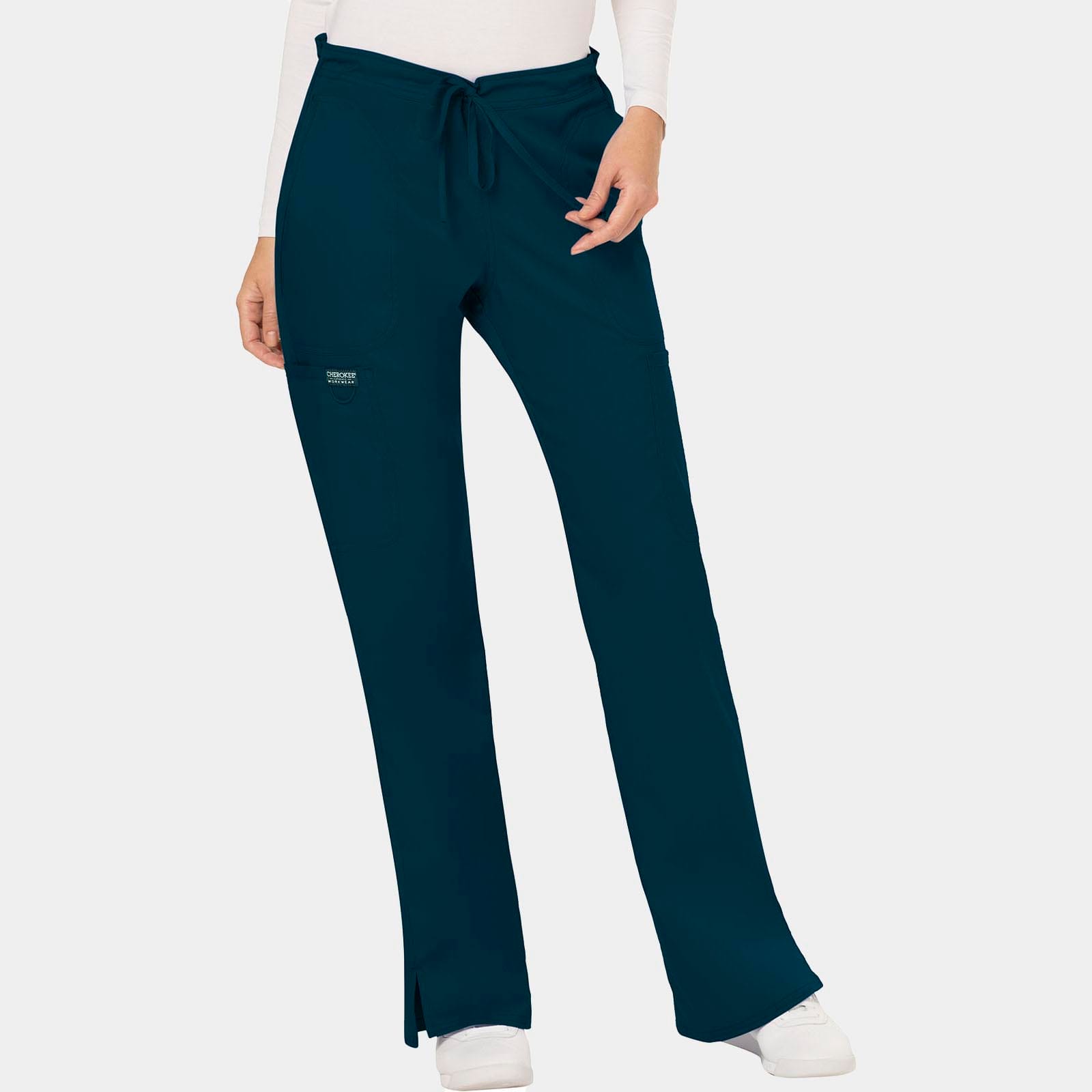 Mid Rise Moderate Flare Drawstring Pant Regular Length |  WW120