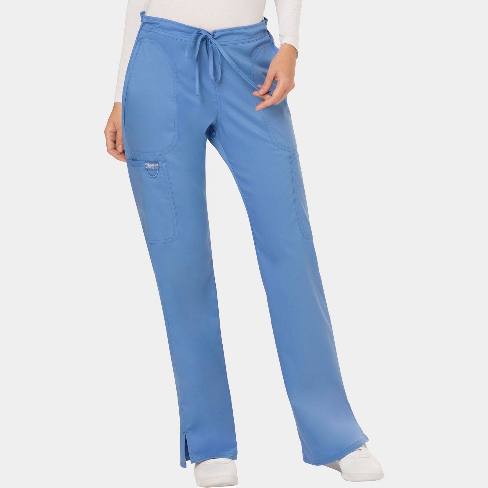 Mid Rise Moderate Flare Drawstring Pant Regular Length |  WW120
