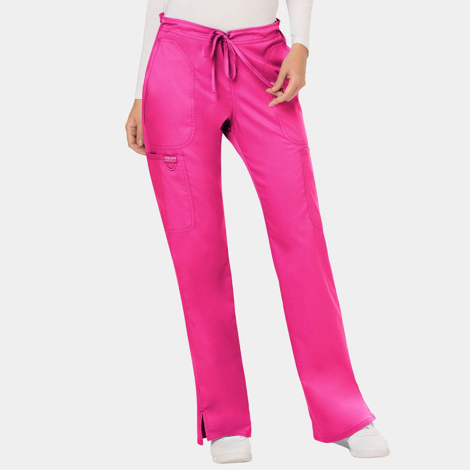 Mid Rise Moderate Flare Drawstring Pant Regular Length |  WW120
