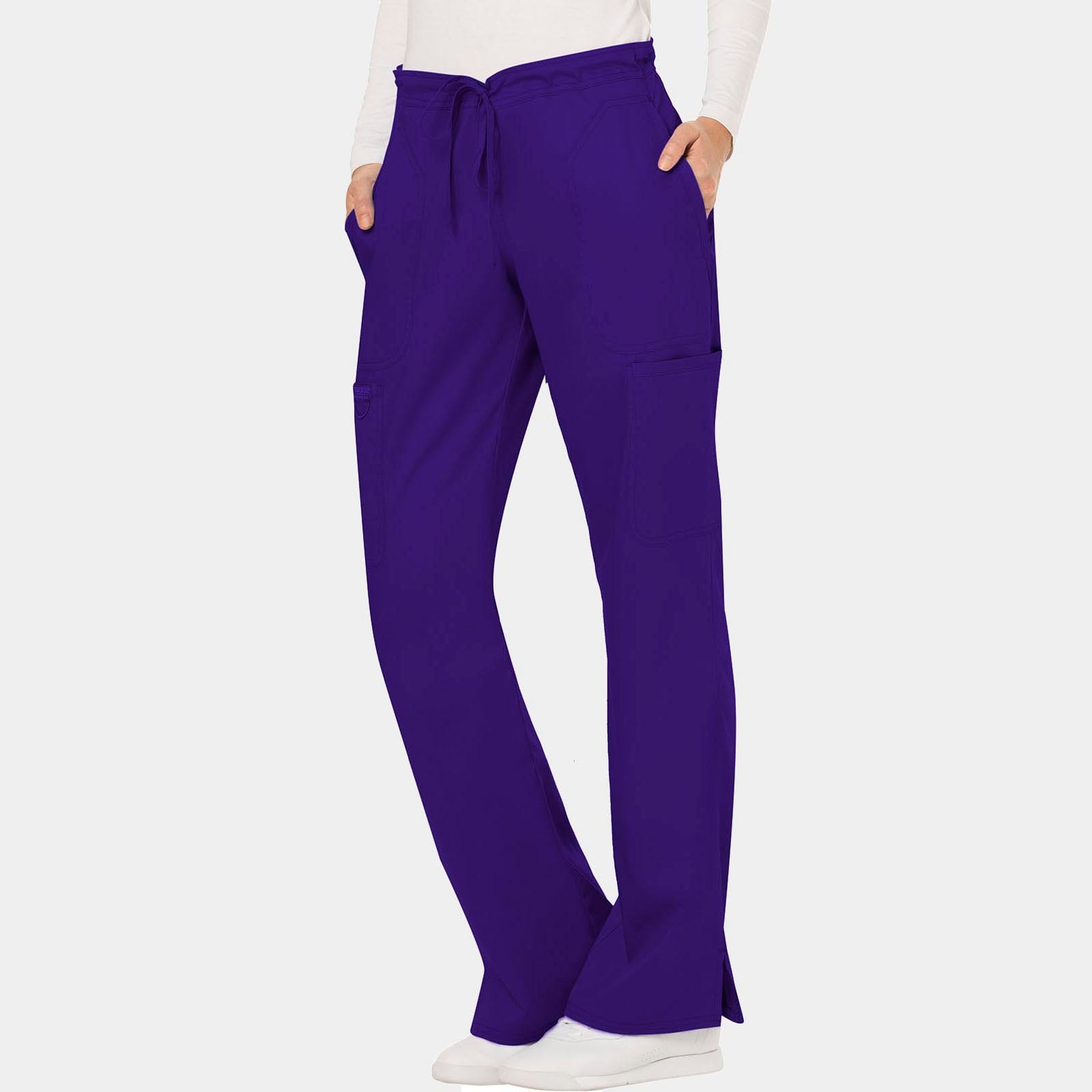 Mid Rise Moderate Flare Drawstring Pant Regular Length |  WW120