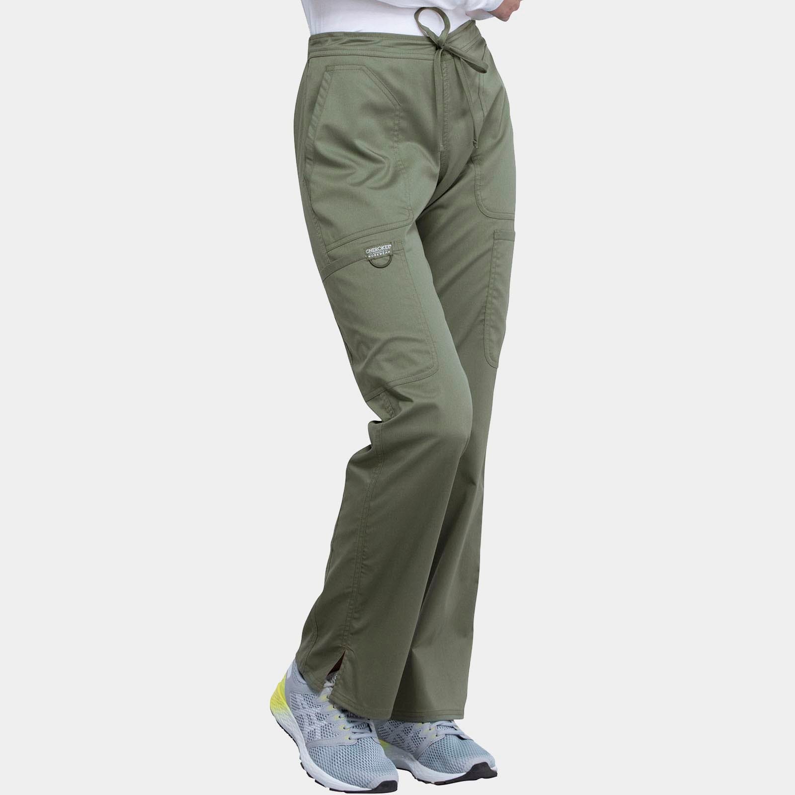 Mid Rise Moderate Flare Drawstring Pant Regular Length |  WW120