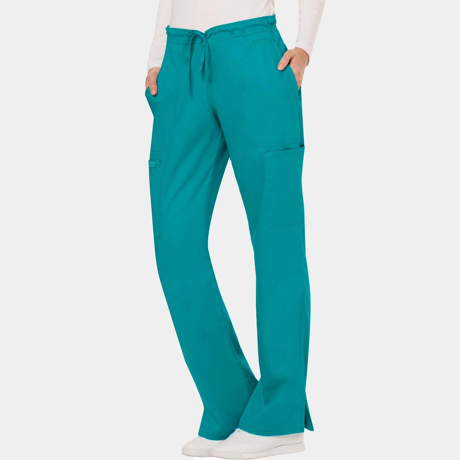 Mid Rise Moderate Flare Drawstring Pant Tall Length | WW120T
