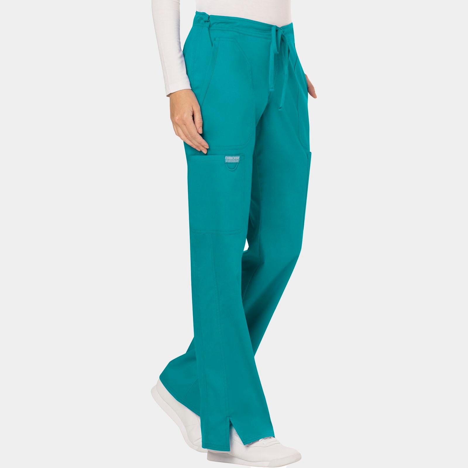 Mid Rise Moderate Flare Drawstring Pant Tall Length | WW120T