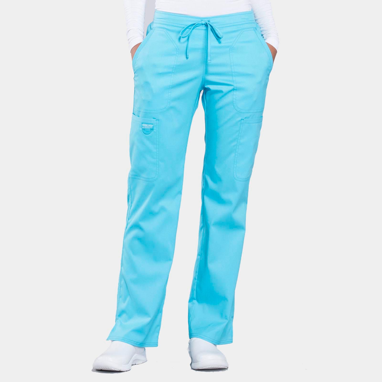 Mid Rise Moderate Flare Drawstring Pant Tall Length | WW120T