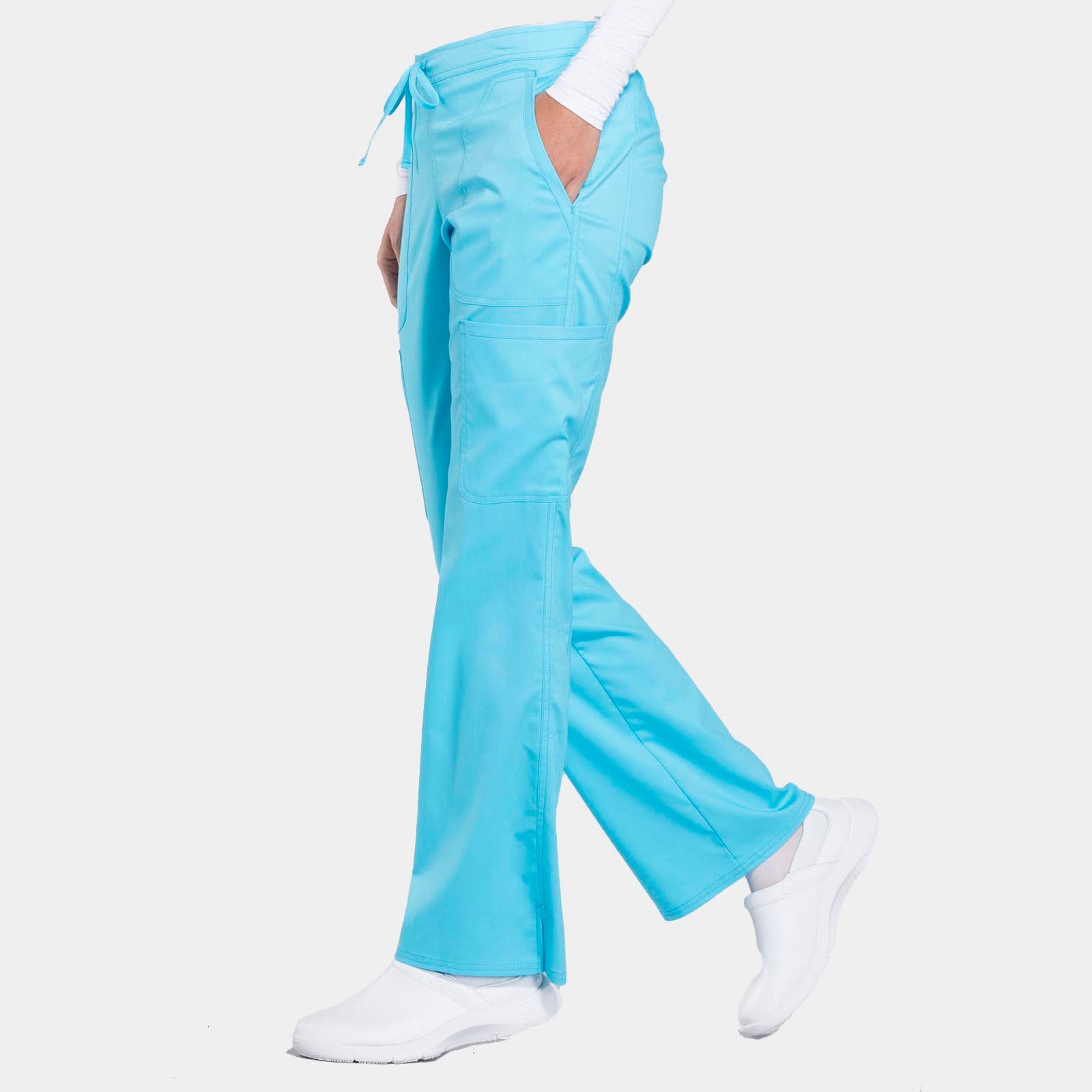Mid Rise Moderate Flare Drawstring Pant Regular Length |  WW120