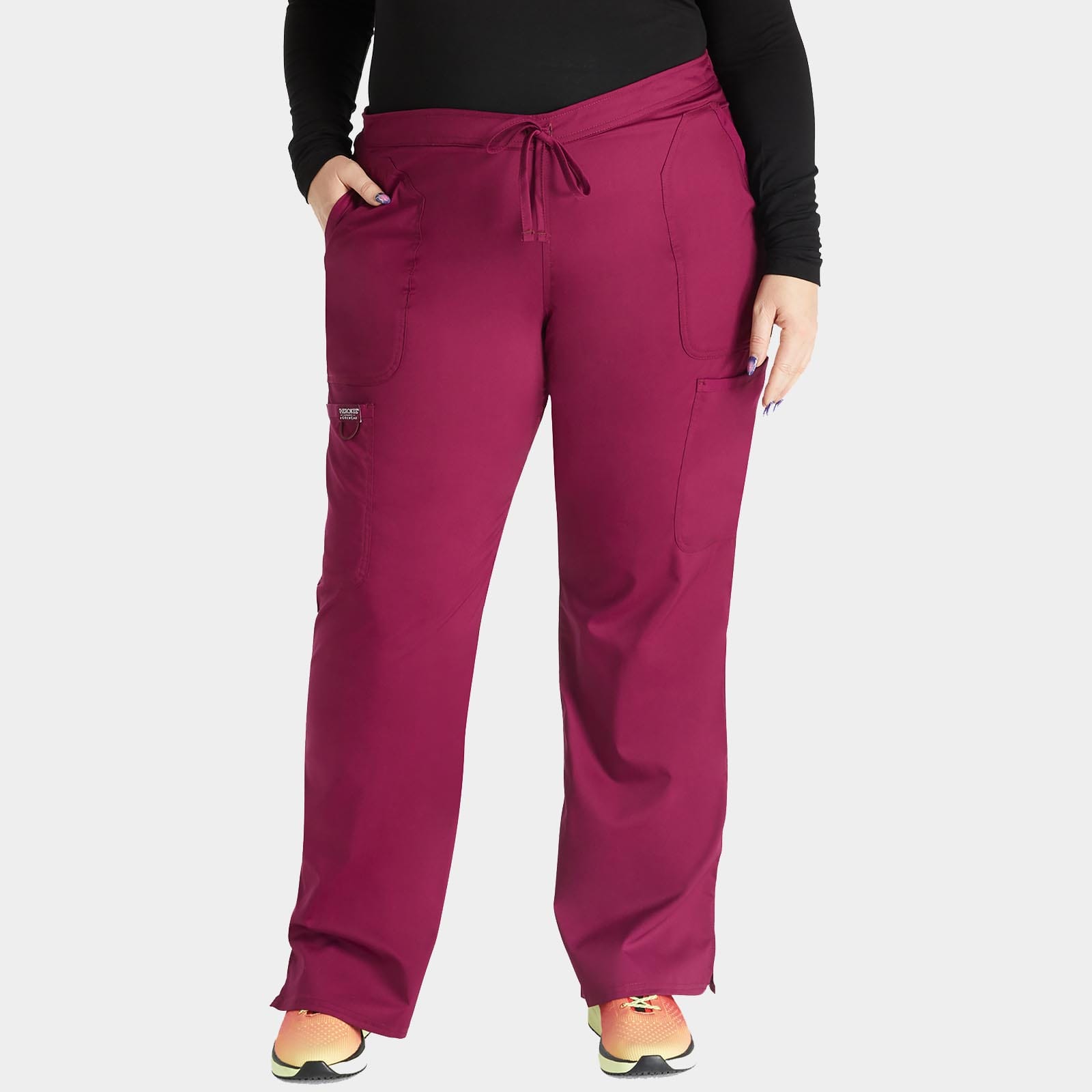 Mid Rise Moderate Flare Drawstring Pant Tall Length | WW120T