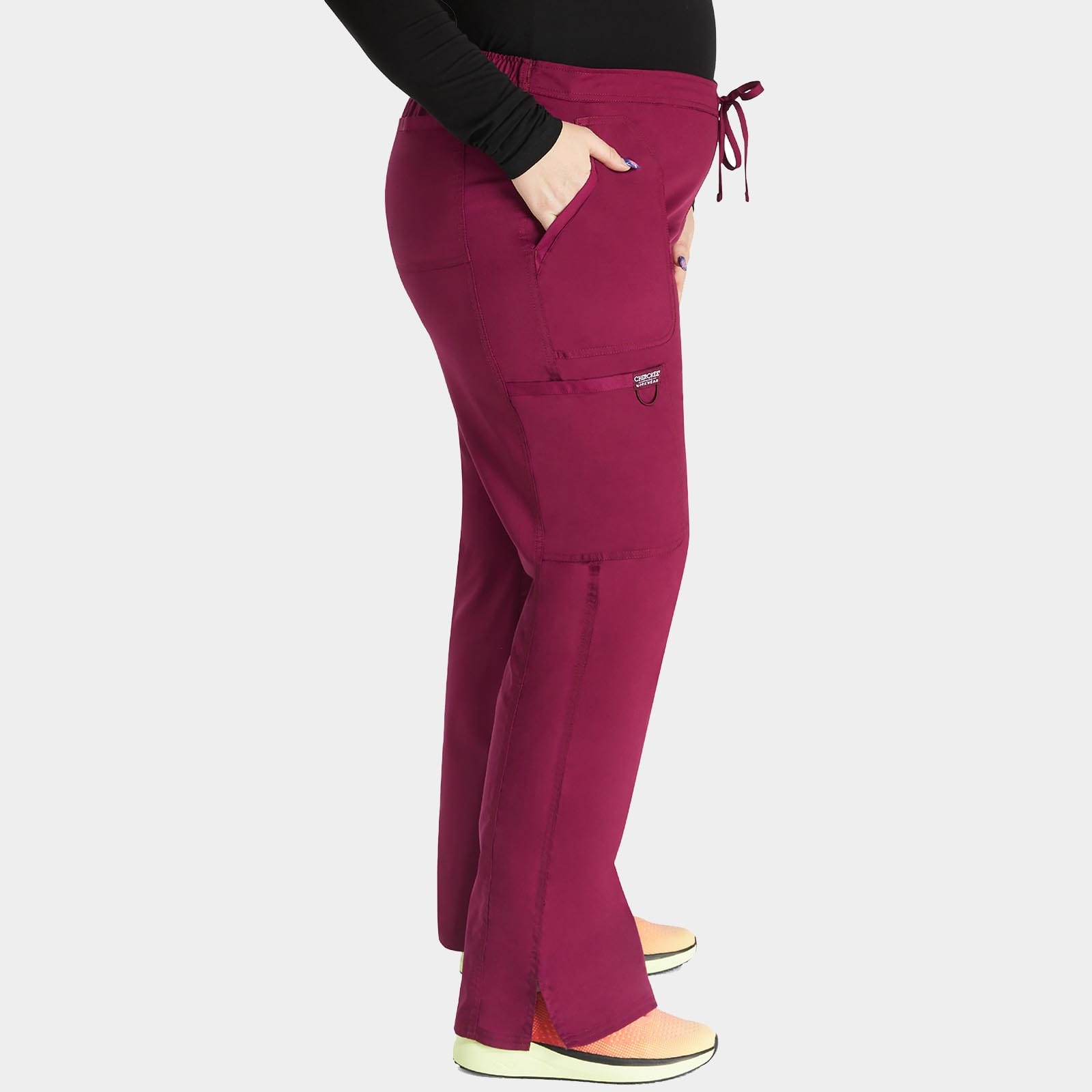 Mid Rise Moderate Flare Drawstring Pant Tall Length | WW120T
