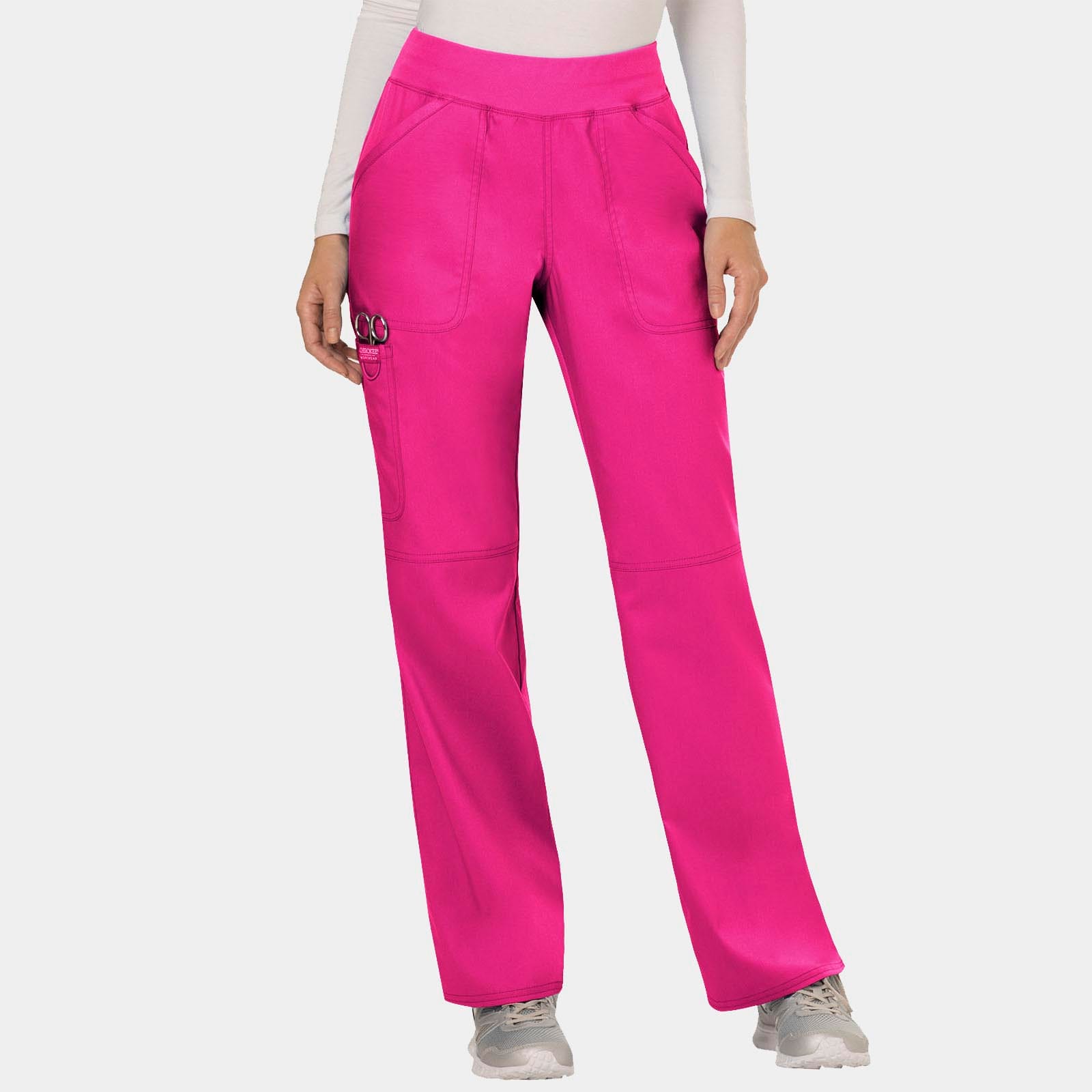 Mid Rise Straight Leg Pull-on Pant Regular Length| WW110