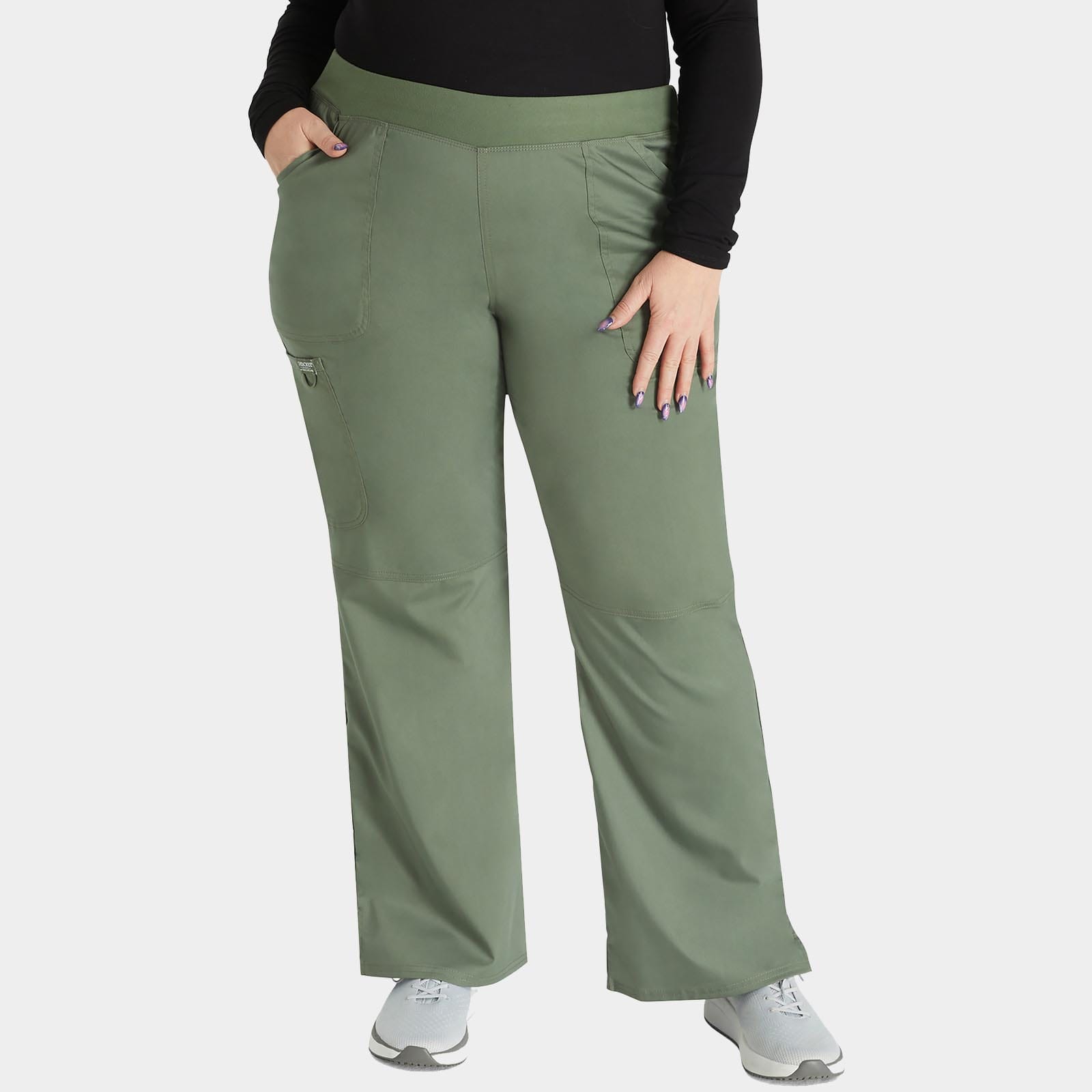 Mid Rise Straight Leg Pull-on Pant Petite Length | WW110P