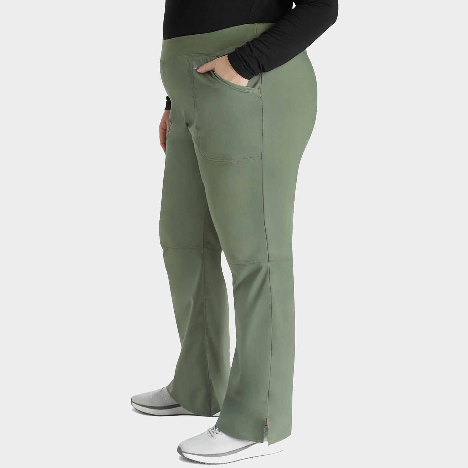 Mid Rise Straight Leg Pull-on Pant Petite Length | WW110P