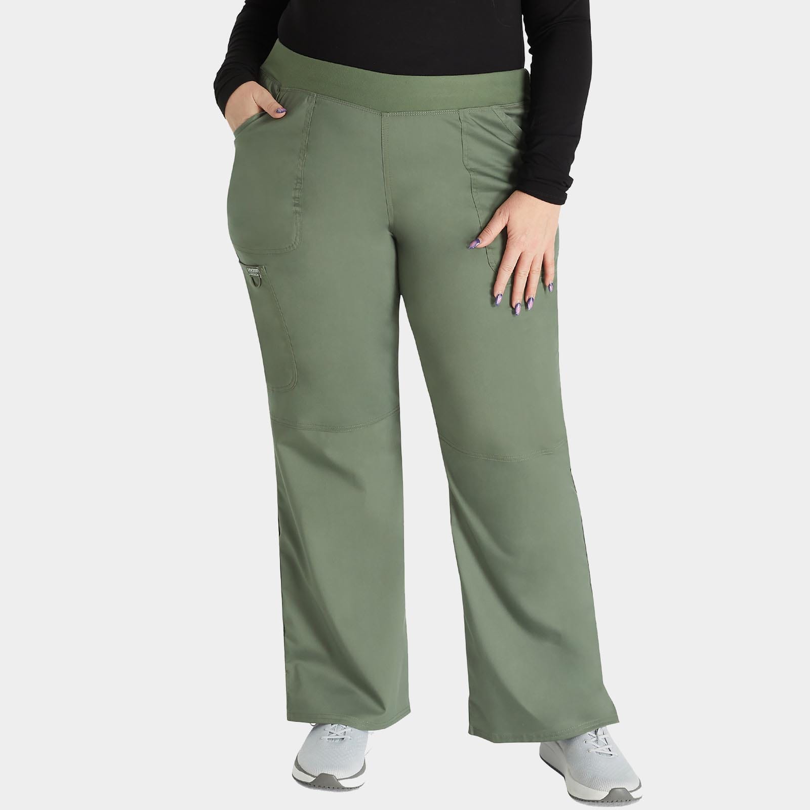 Mid Rise Straight Leg Pull-on Pant Tall Length | WW110T