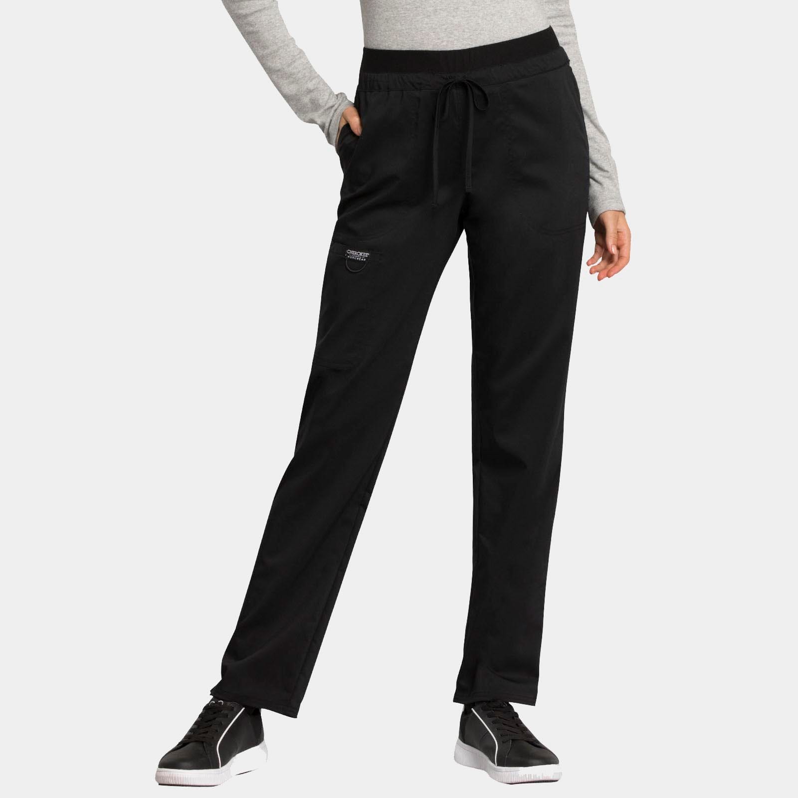 Mid Rise Tapered Leg Drawstring Pant Petite Length | WW105P