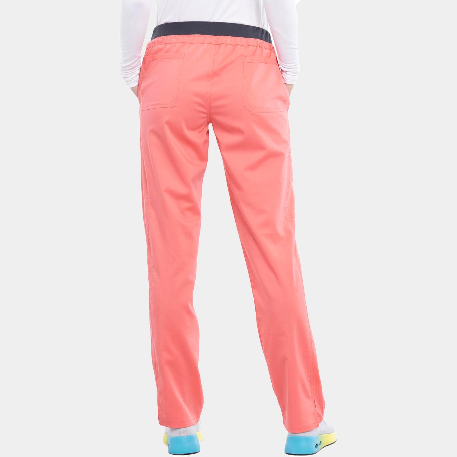 Mid Rise Tapered Leg Drawstring Pant Petite Length | WW105P
