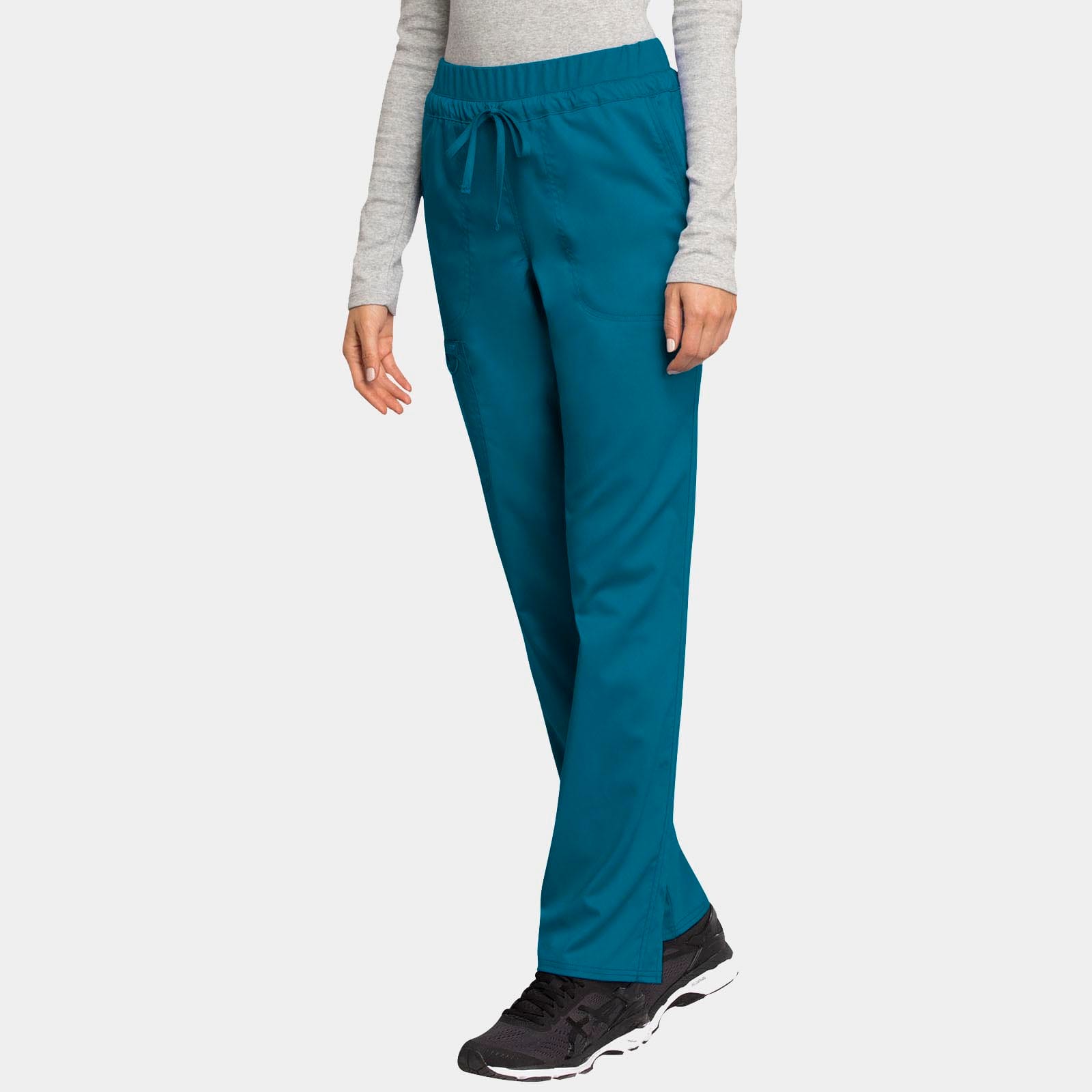 Mid Rise Tapered Leg Drawstring Pant Tall Length | WW105T