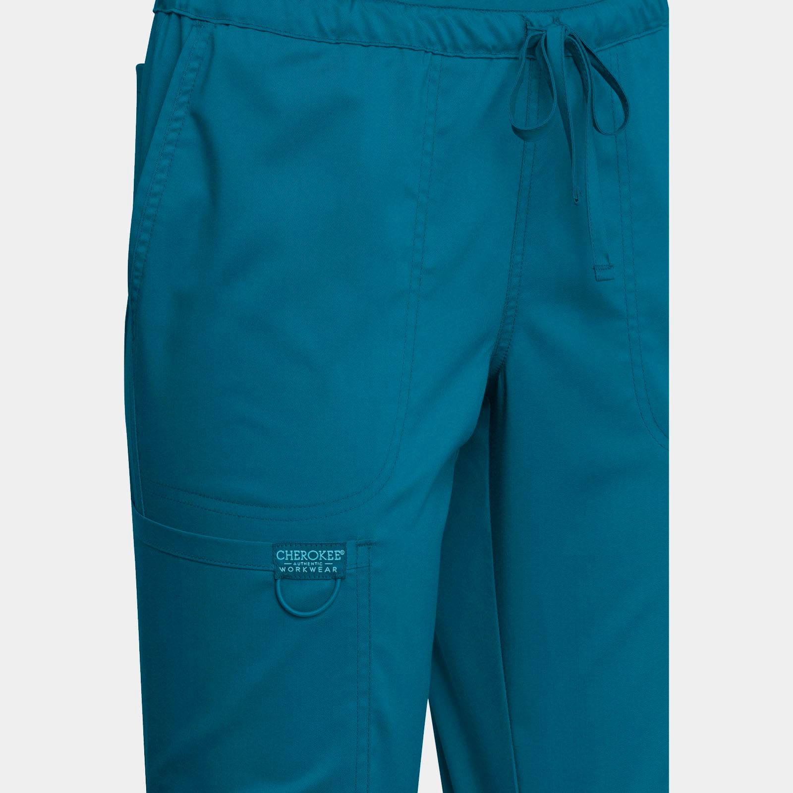 Mid Rise Tapered Leg Drawstring Pant Petite Length | WW105P