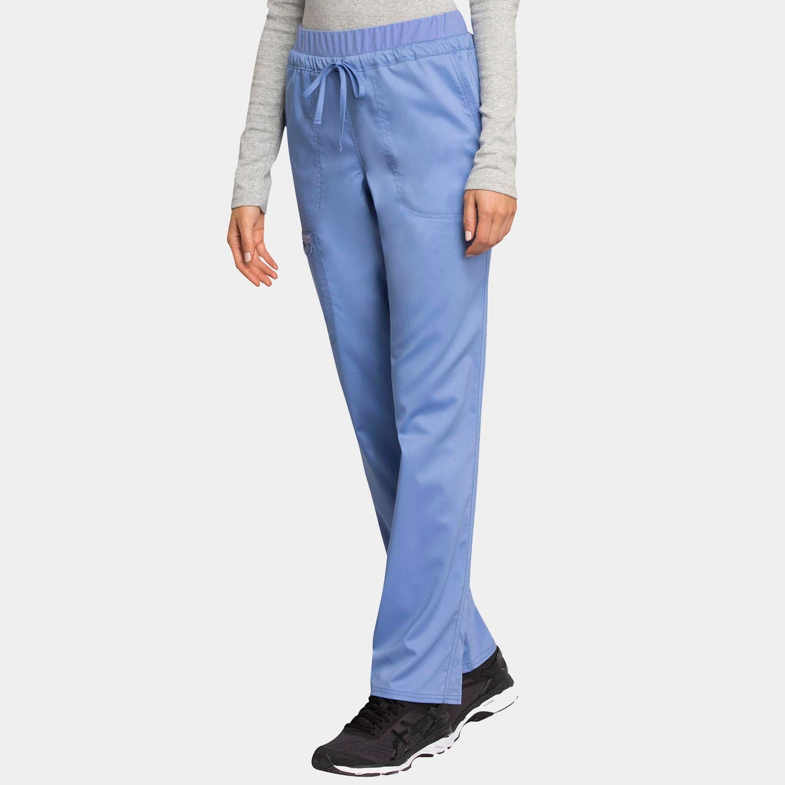Mid Rise Tapered Leg Drawstring Pant Regular Length | WW105