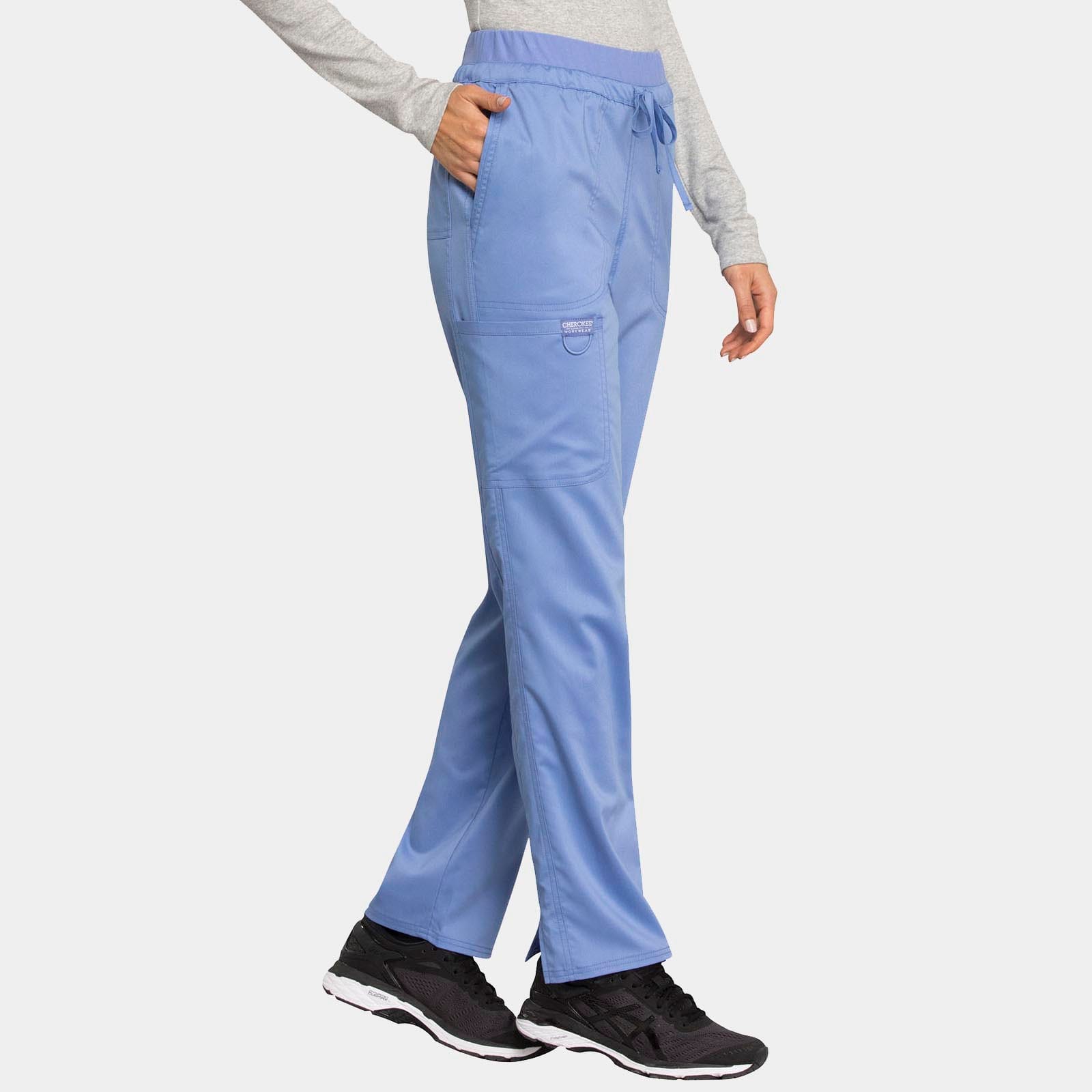 Mid Rise Tapered Leg Drawstring Pant Regular Length | WW105