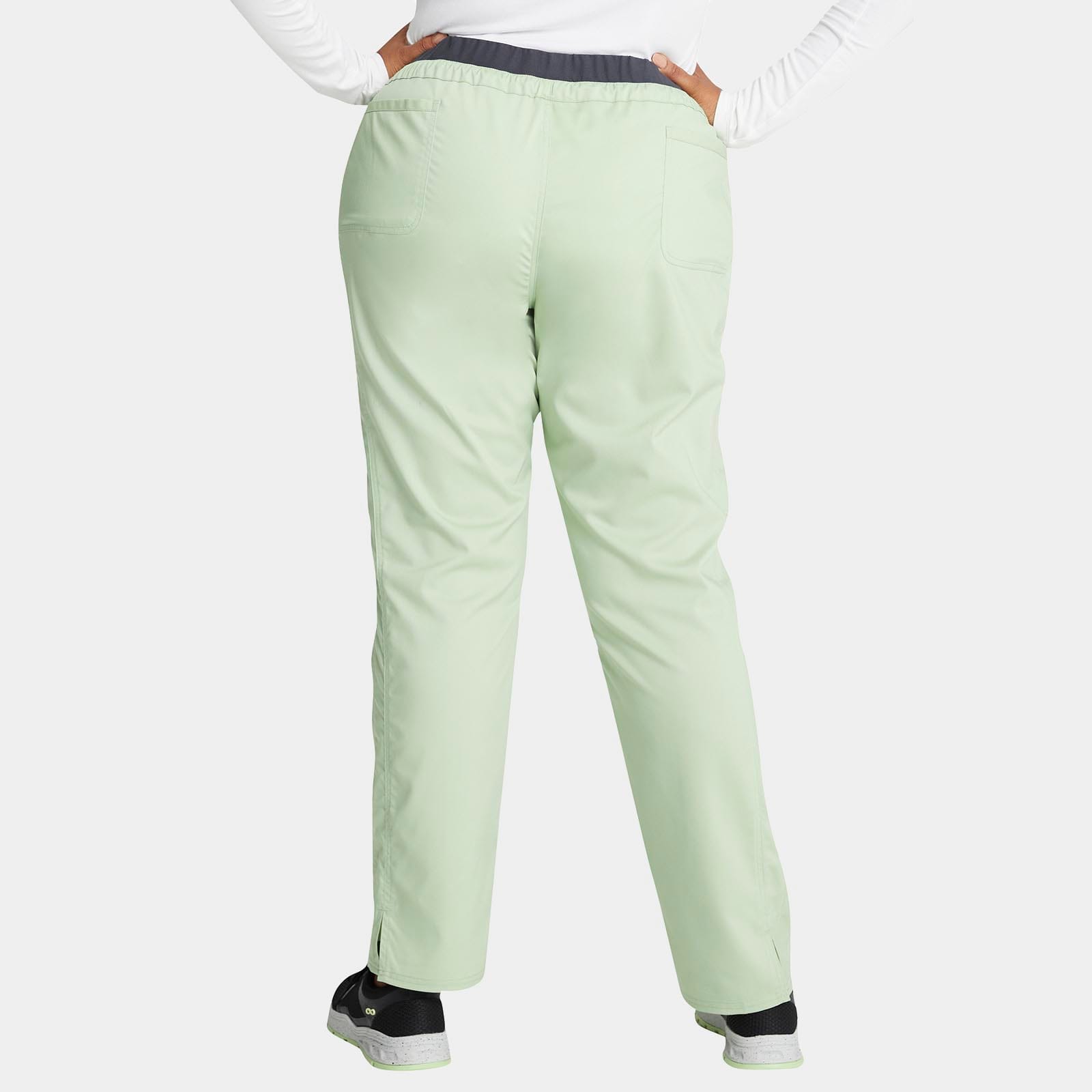Mid Rise Tapered Leg Drawstring Pant Petite Length | WW105P