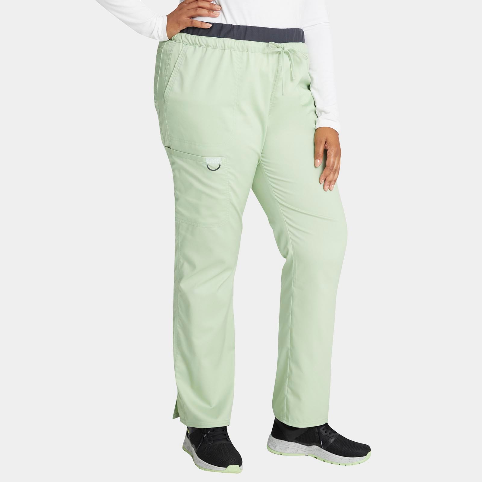 Mid Rise Tapered Leg Drawstring Pant Regular Length | WW105