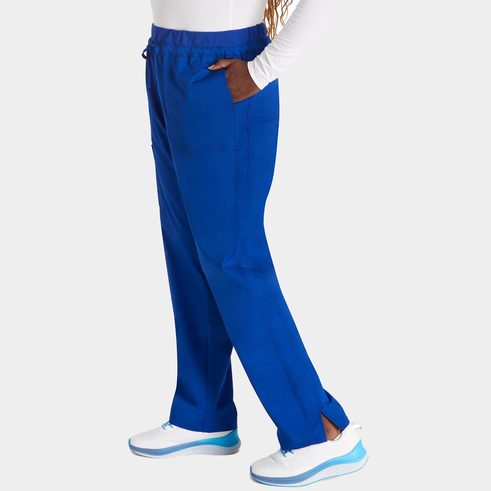 Mid Rise Tapered Leg Drawstring Pant Petite Length | WW105P