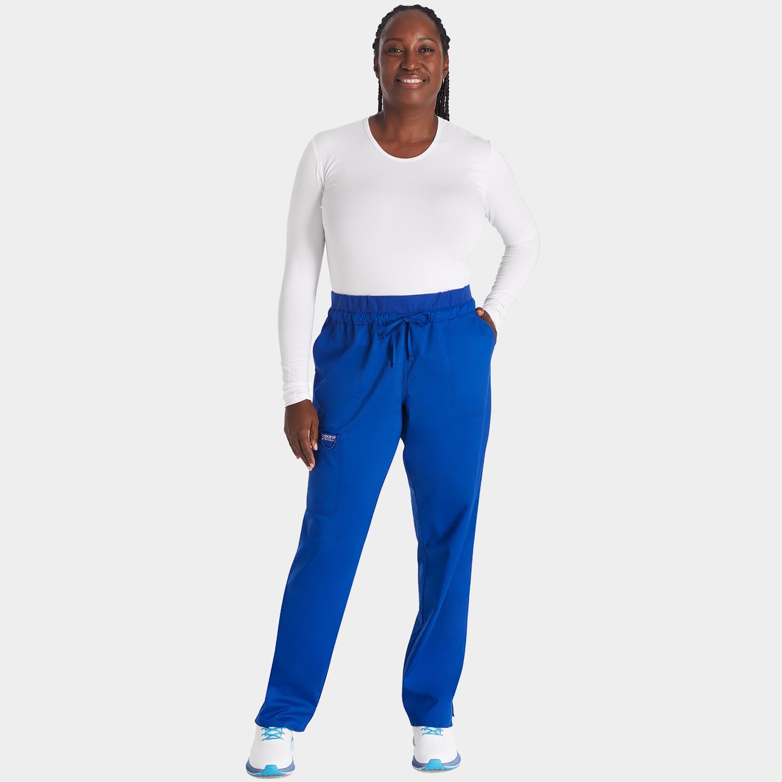 Mid Rise Tapered Leg Drawstring Pant Tall Length | WW105T
