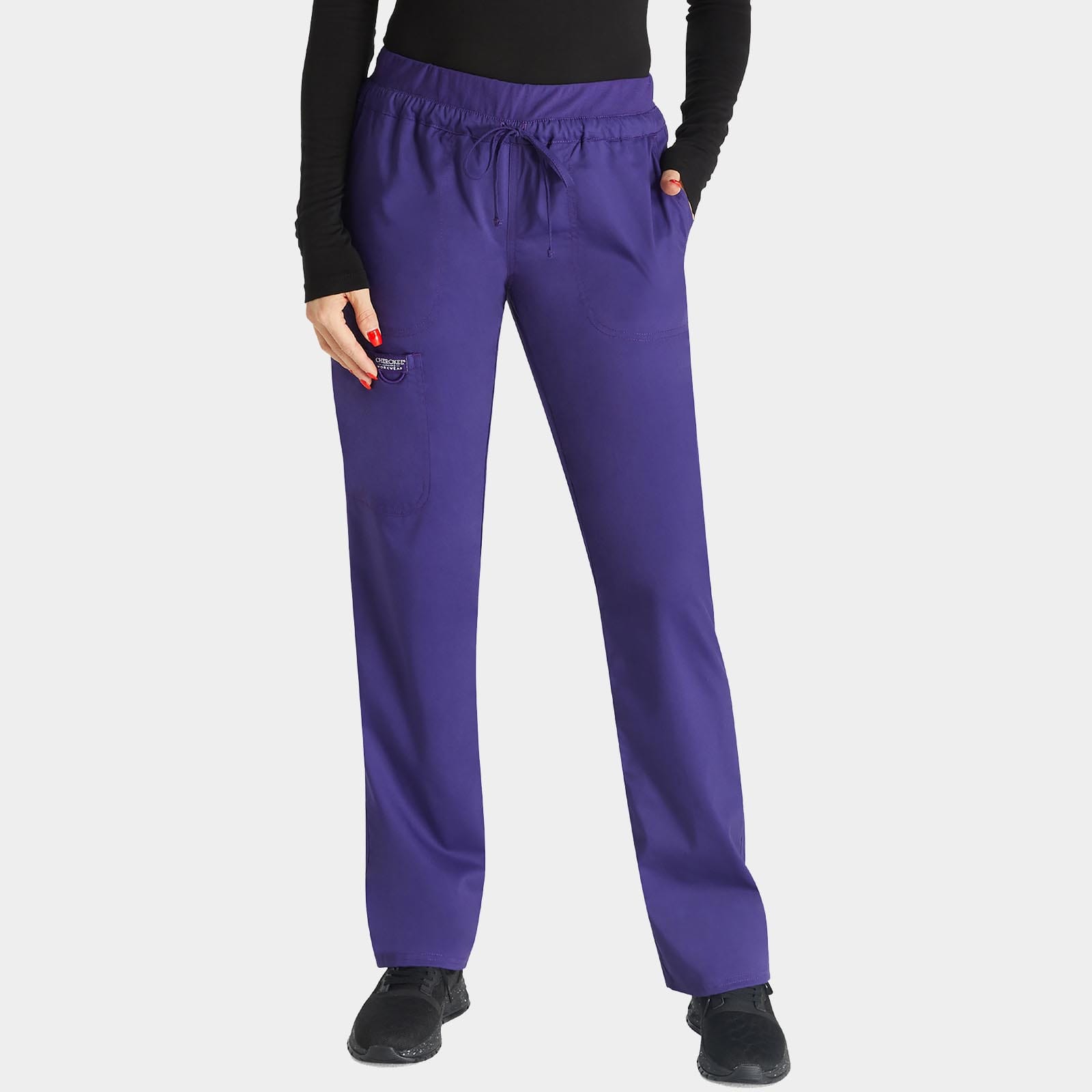 Mid Rise Tapered Leg Drawstring Pant Tall Length | WW105T