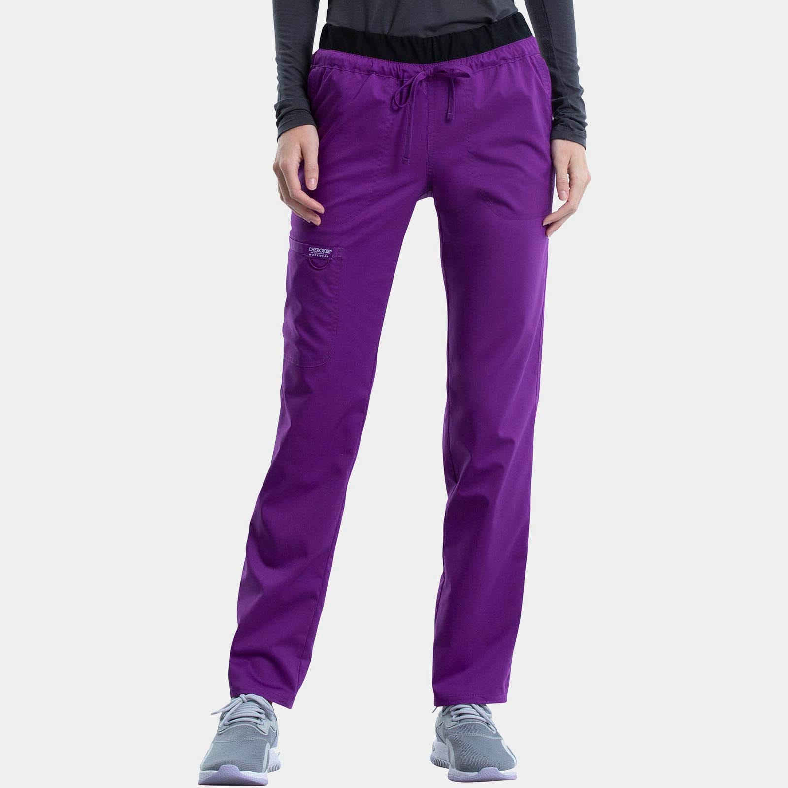 Mid Rise Tapered Leg Drawstring Pant Petite Length | WW105P