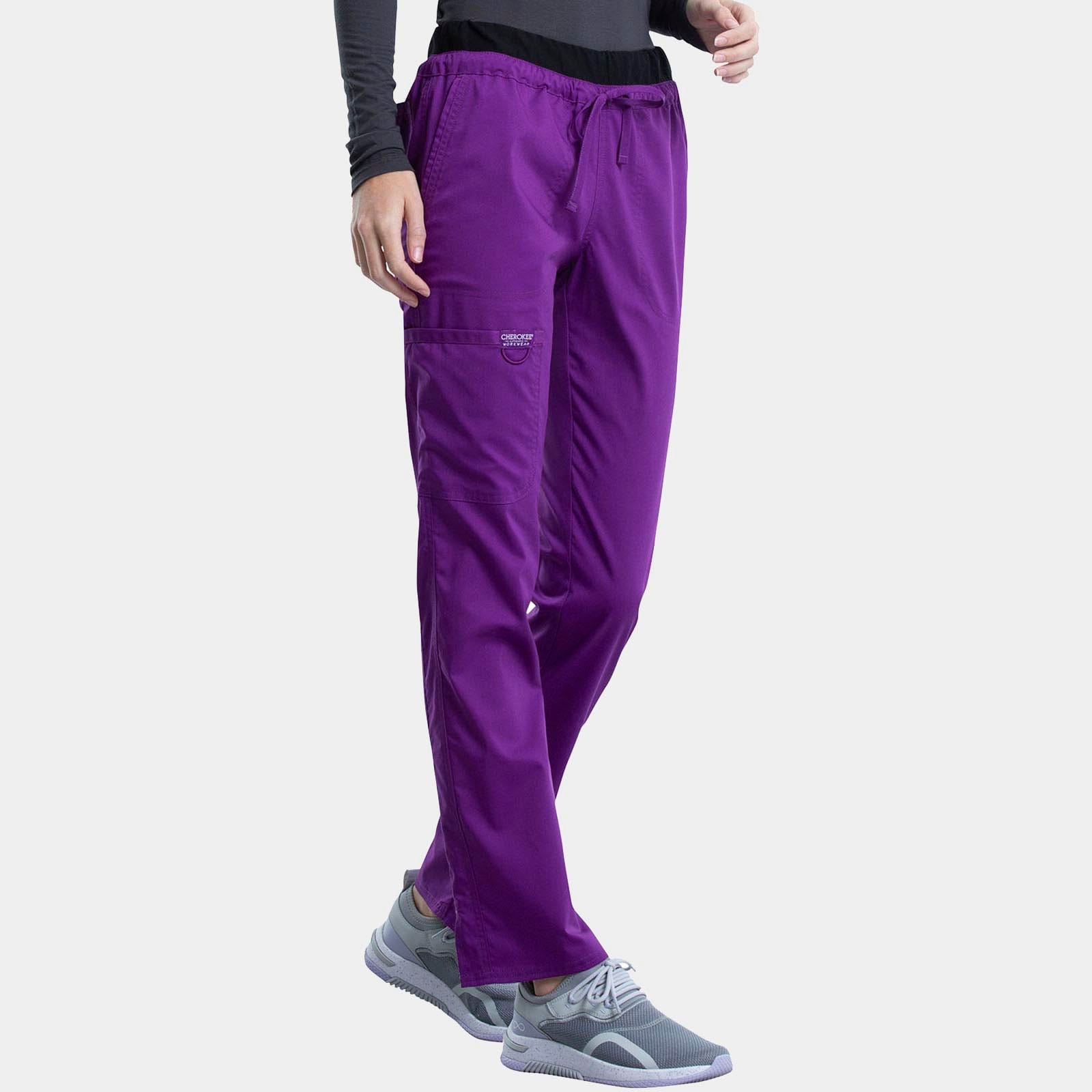 Mid Rise Tapered Leg Drawstring Pant Regular Length | WW105