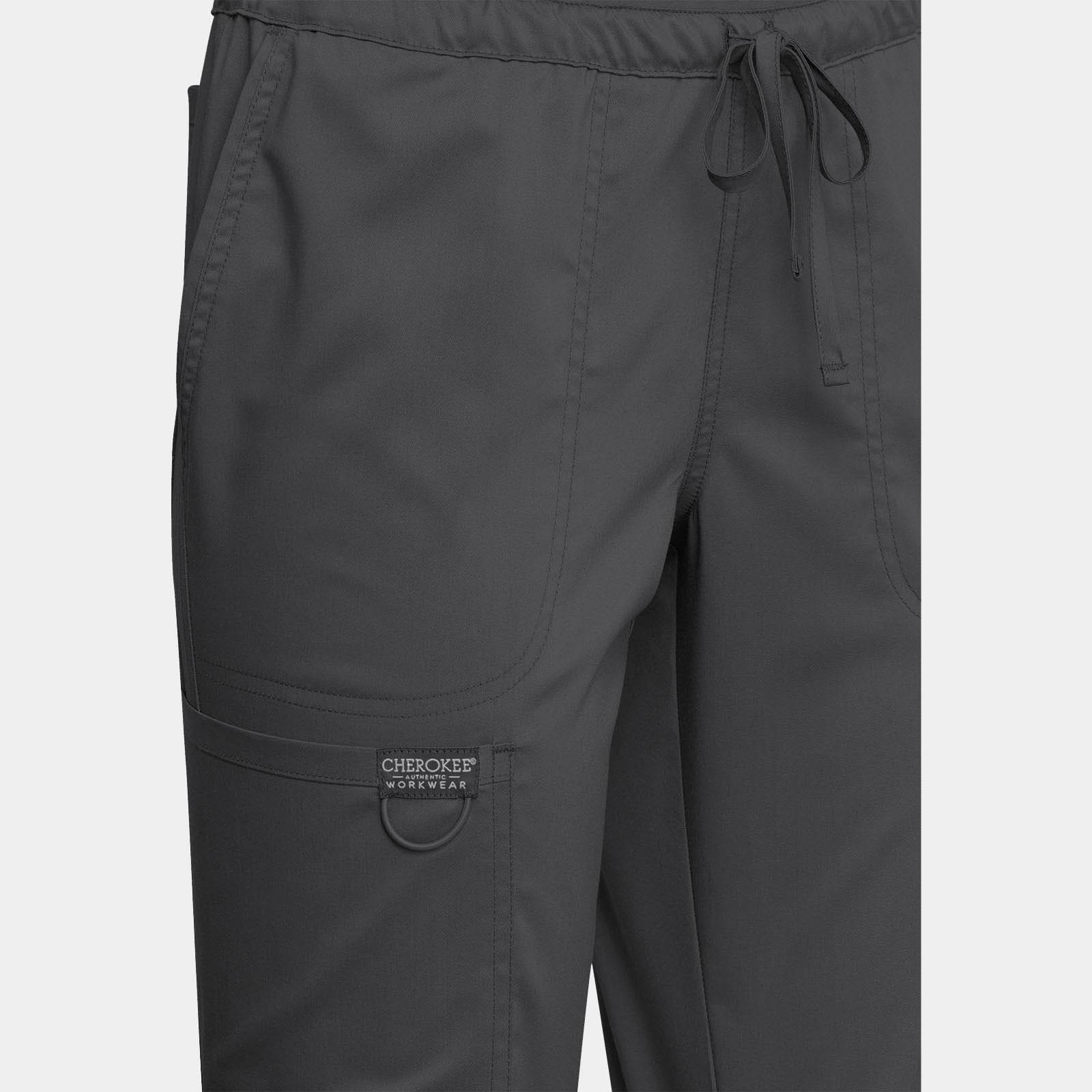 Mid Rise Tapered Leg Drawstring Pant Petite Length | WW105P