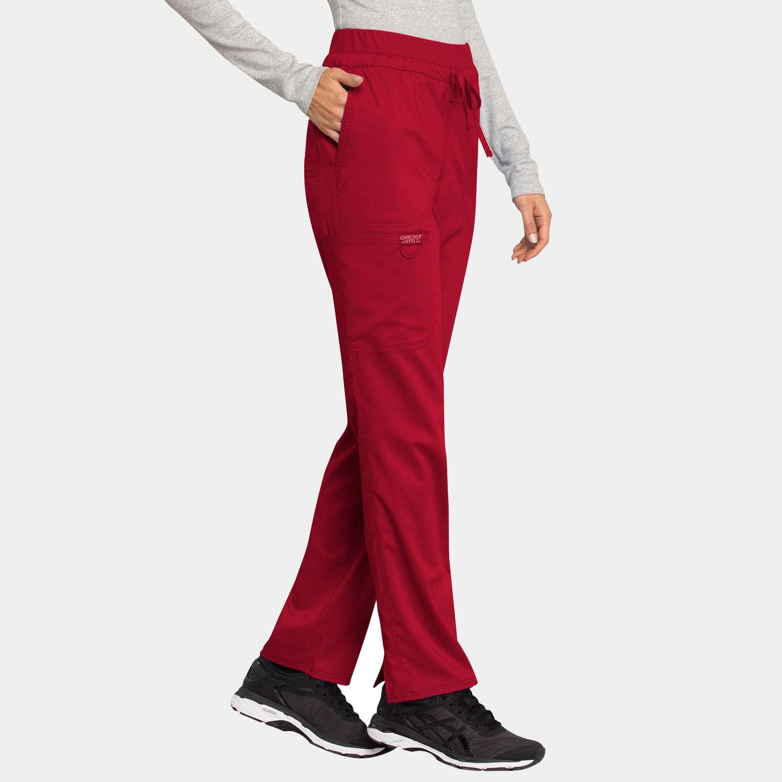 Mid Rise Tapered Leg Drawstring Pant Regular Length | WW105