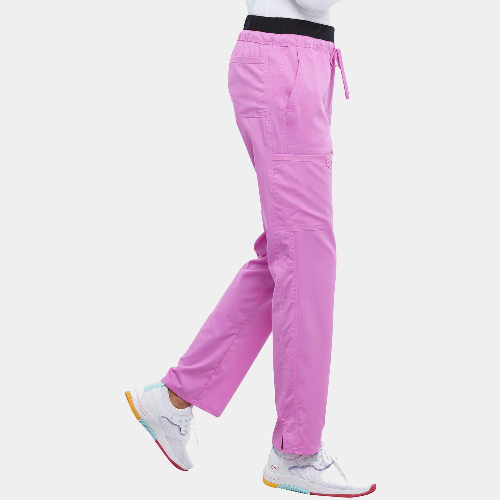 Mid Rise Tapered Leg Drawstring Pant Petite Length | WW105P