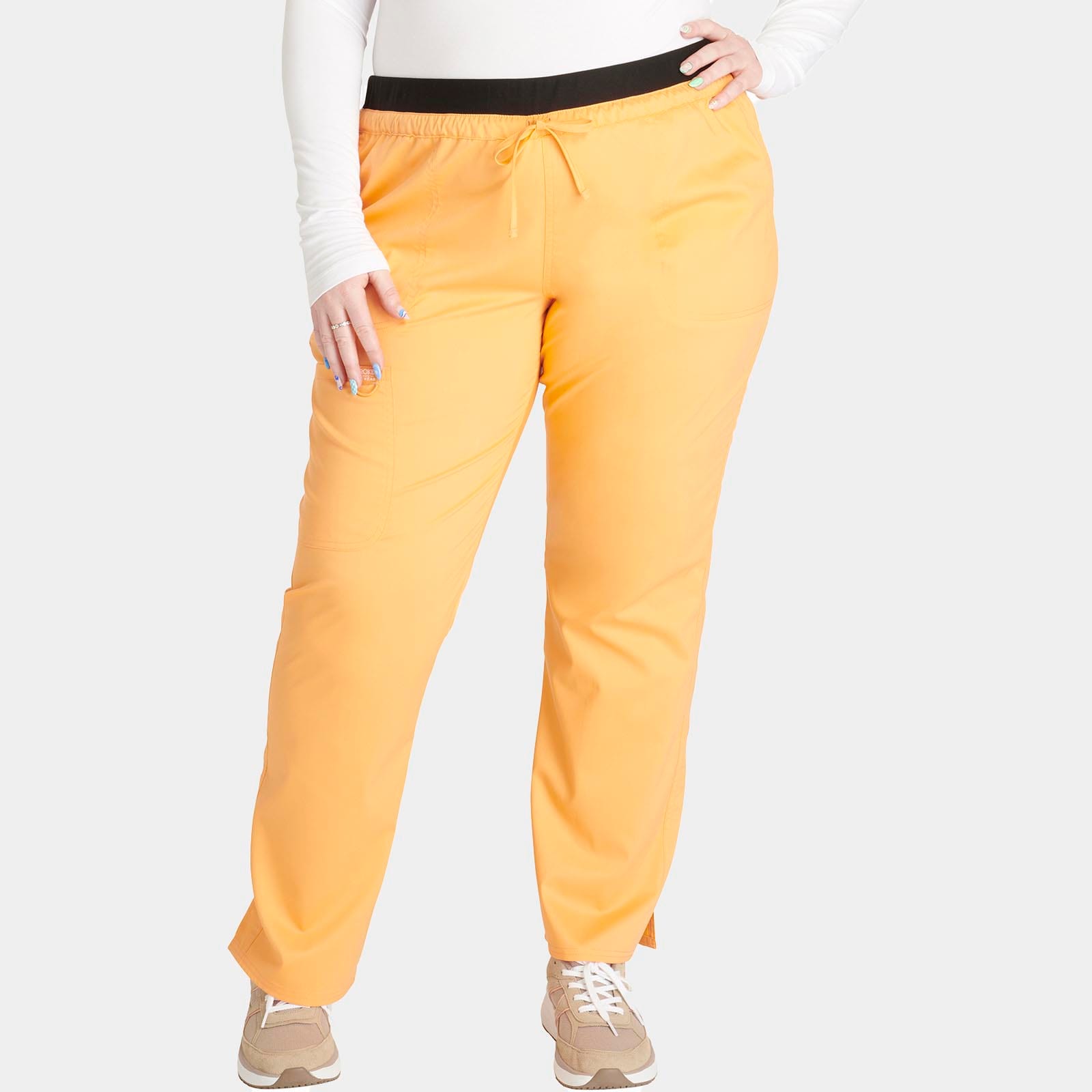 Mid Rise Tapered Leg Drawstring Pant Regular Length | WW105