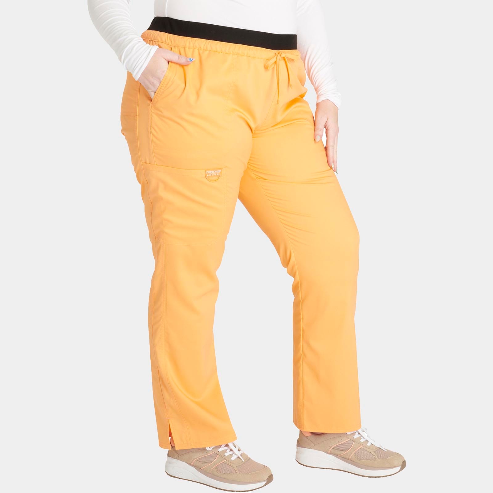 Mid Rise Tapered Leg Drawstring Pant Regular Length | WW105