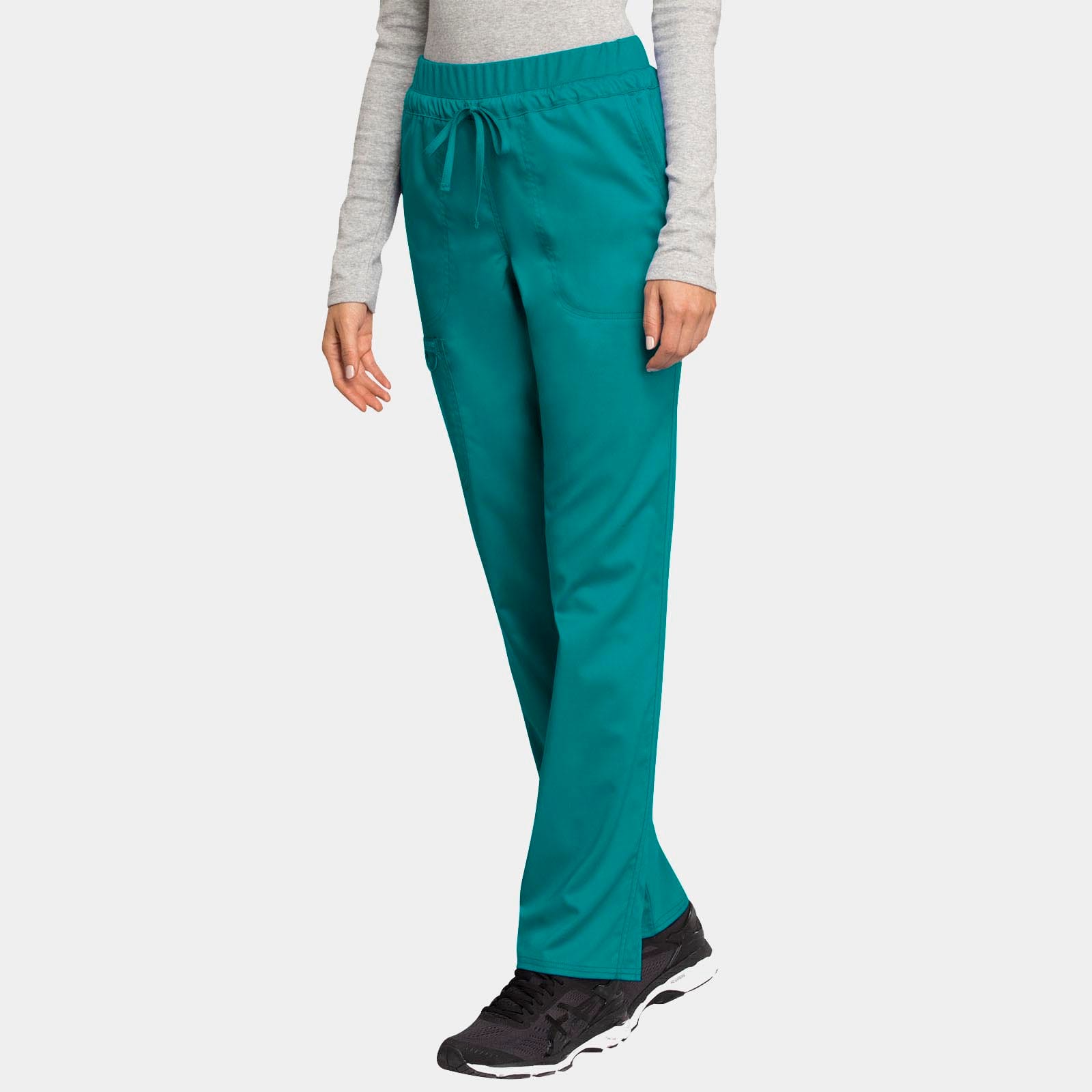 Mid Rise Tapered Leg Drawstring Pant Regular Length | WW105