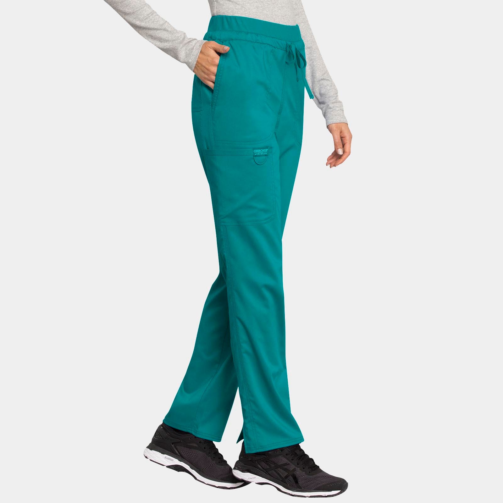 Mid Rise Tapered Leg Drawstring Pant Tall Length | WW105T