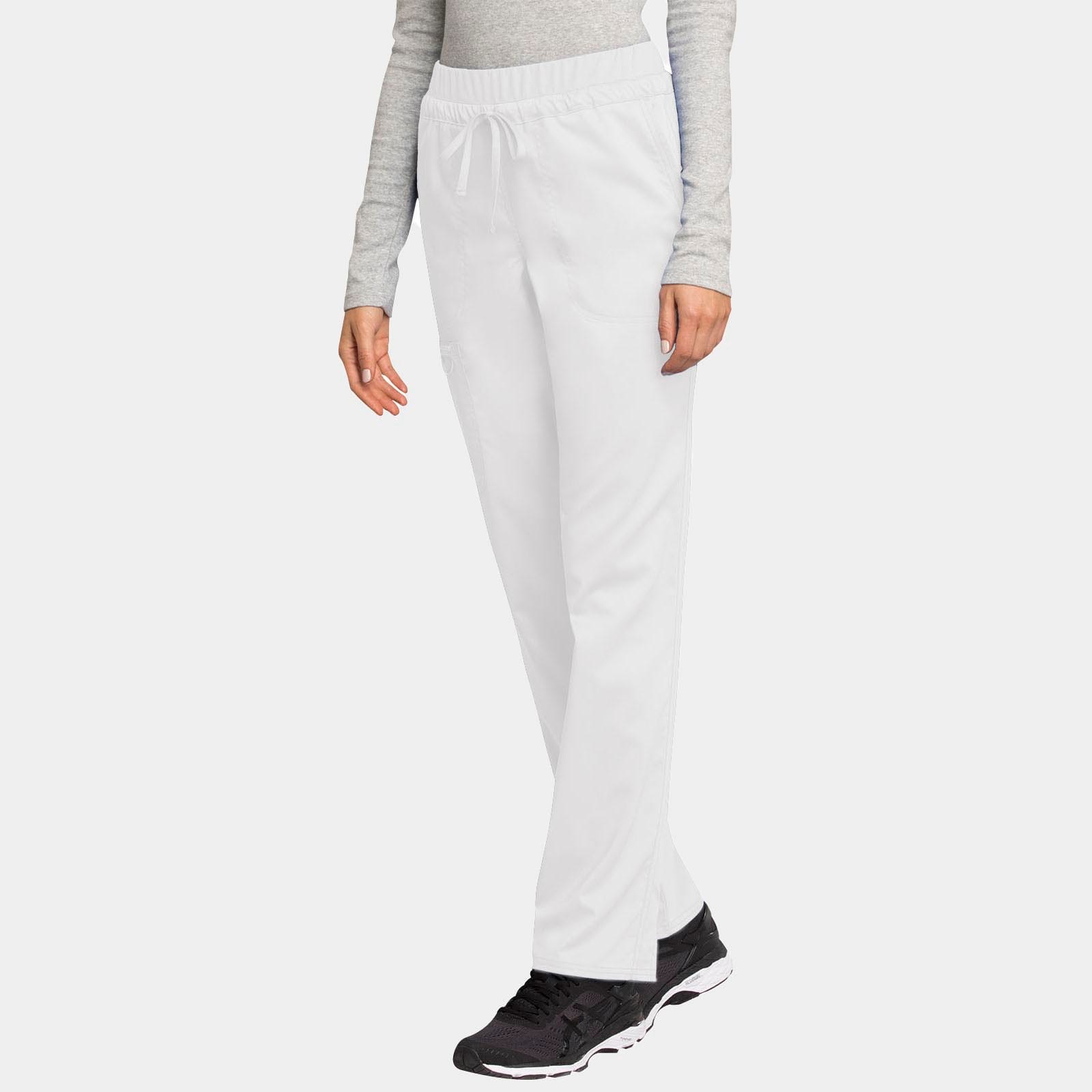 Mid Rise Tapered Leg Drawstring Pant Petite Length | WW105P