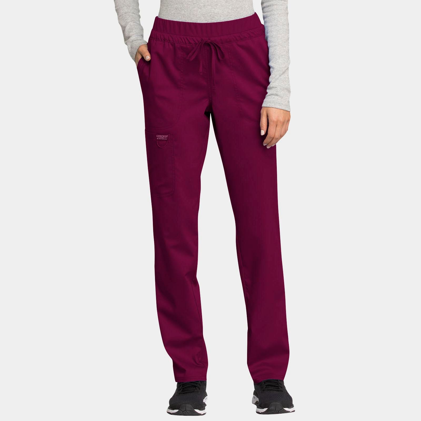 Mid Rise Tapered Leg Drawstring Pant Tall Length | WW105T