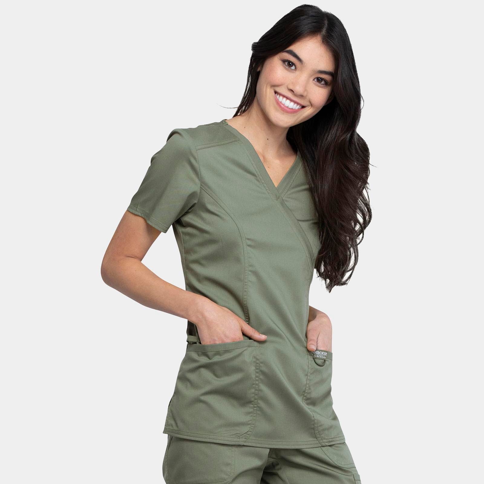 Mock Wrap Top | WW610