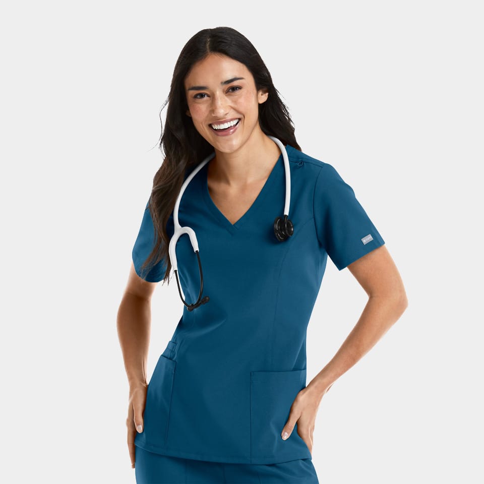 Women's Double V-Neck Top | 5001
