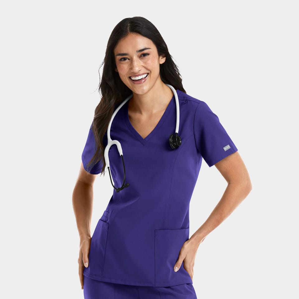 Women's Double V-Neck Top | 5001