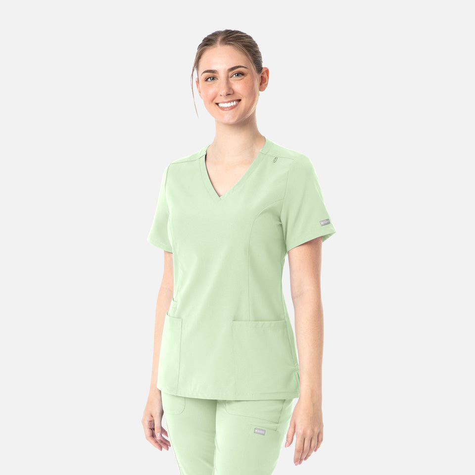 Women's Double V-Neck Top | 5001