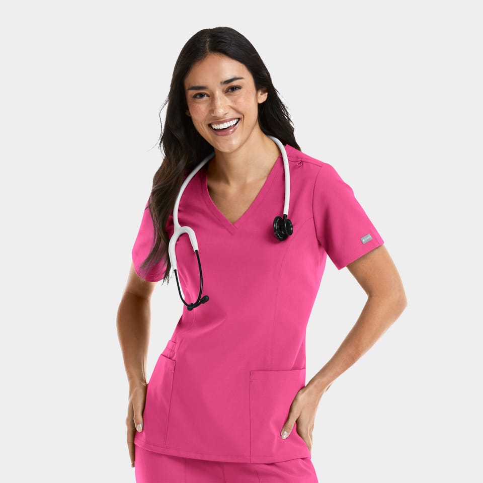 Women's Double V-Neck Top | 5001