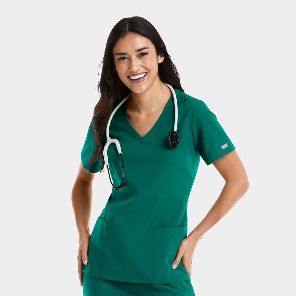 Women's Double V-Neck Top | 5001