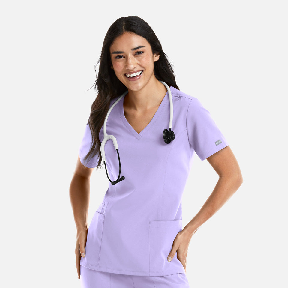 Women's Double V-Neck Top | 5001
