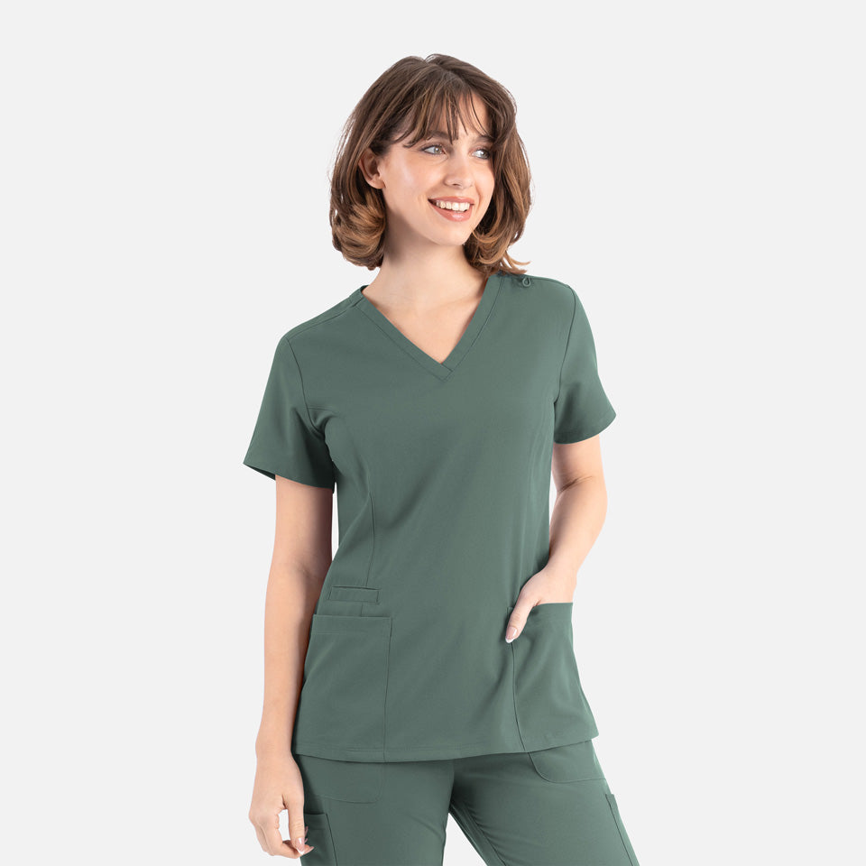 Women's Double V-Neck Top | 5001